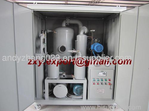 PLC Controlled Online Transformer Oil Filtration, Insulating Oil Dehydration/ Oil Reclamation Unit