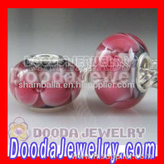 sterling silver core european murano glass beads