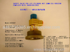 Brass gas valve