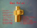 Brass gas valve