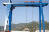 ME model double trolley ship-building gantry crane