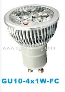 GU10 4X1W-FC high Power LED bulb