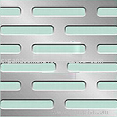 Slot hole perforated metal