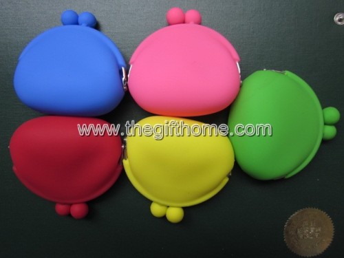 Silicone Pochi Coin Wallet Card holder Money Purses