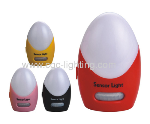 LED Sensor Plstic Night Light