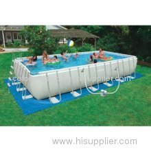 Intex 24ft x 12ft x 52in Rectangular Frame Pool