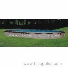 Blue Wave Bermuda 15'X30' Oval 54 Aluminum Pool