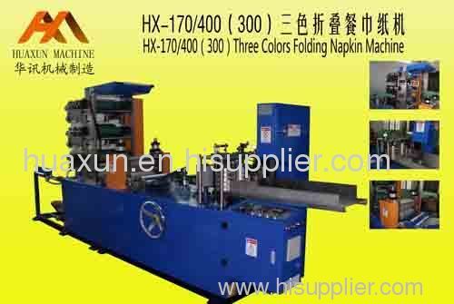 Folding paper machine