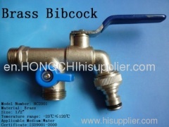 Brass water bibcock