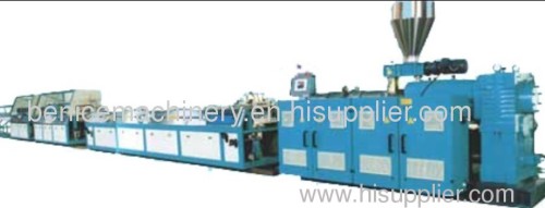 PVC door and window profile extrusion line