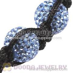 Fashion Blue Swarovski Crystal Shamballa bracelet TP2010