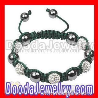 Shamballa crystal pave bead bracelets wholesale