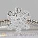 hot european silver snowflake beads