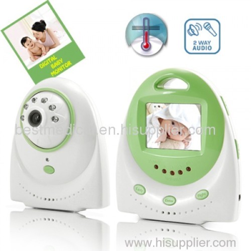 BabySafe Digital Video Camera Baby Monitor 2.4" LCD