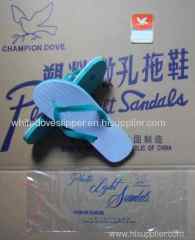 whitedove slippers,"White Dove " plastic microporous slipper811 6