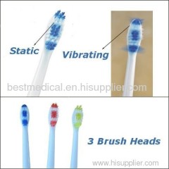 Ultrasonic Electric Toothbrush Rechargable 3 Free Heads