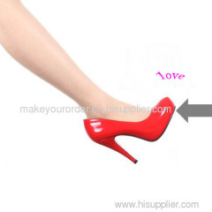 women shoes high heel red color wedding shoes