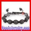 Fashion Nialaya jewelry Pave Crystal Bracelets with red Aate