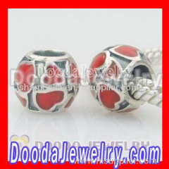 wholesale european enamel love beads