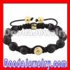 Fashion Nialaya inspired bracelets with Black Onyx and golden stone beads