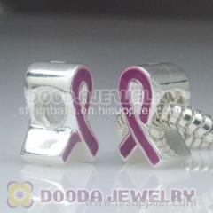 925 Sterling Silver Charm Jewelry Enamel Ribbon Beads with Screw