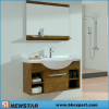 Simple Wooden Bath Cabinet