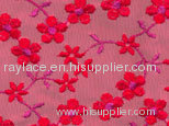 mesh embroidery fabric