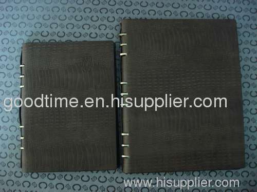 Black Soft leather notebooks