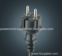 Water-proof power cord,Euro N/R plug