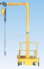 BZY model Loading portable type Jib Crane