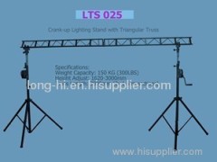 crank up lighting stand with Triangular Truss