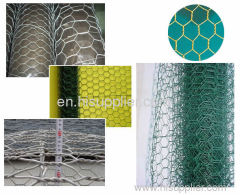 pvc coated hexagonal wire mesh