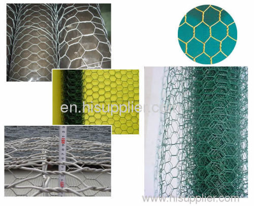 pvc coated hexagonal wire mesh