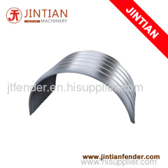 Stainless steel single axle fender