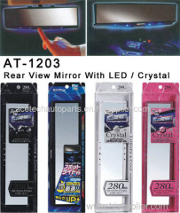 Rear View Mirror With LED / Crystal
