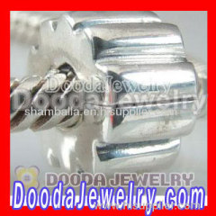 round cheap silver clip beads european style