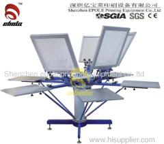 Simple Textile Screen printing machine