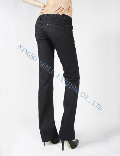 Women luxurious stright jean with high quality