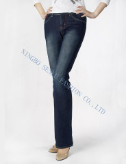 Women cotton stright jean