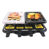 Grill with half stone plate and half steel plate XJ-09380