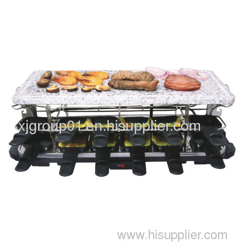 Double-layer Grill with Stone plate XJ-6K114D2