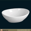 Oval porcelain art basins