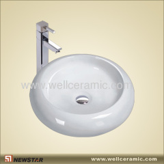 Round table top wash basins