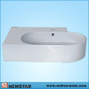 Countertop bath vanity basin