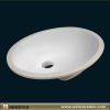 Oval ceramic bowl sinks
