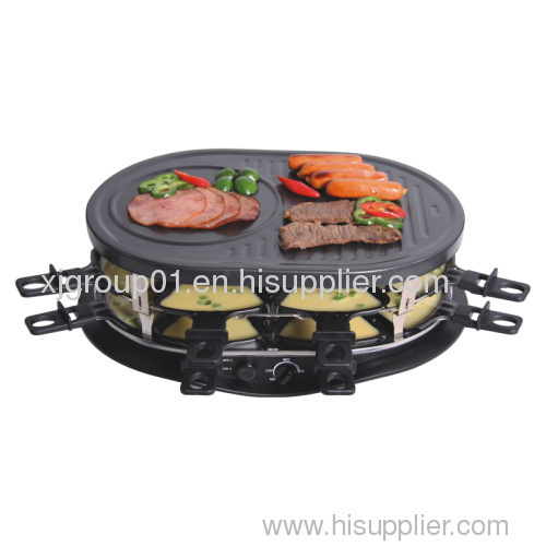 Double-layer raclette grill XJ-3K076D2