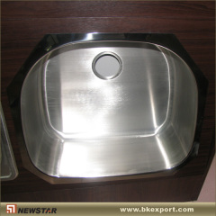 Single bowl undermount kitchen sink