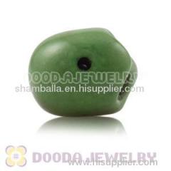 11*12mm Olive Green Turquoise Skull Head Beads | Turquoise Skull Beads