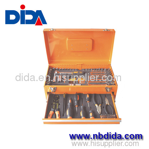 mechanic repair tools in orange drawer Tool Box