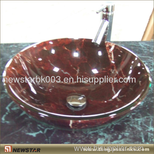 Painting Glass Basins